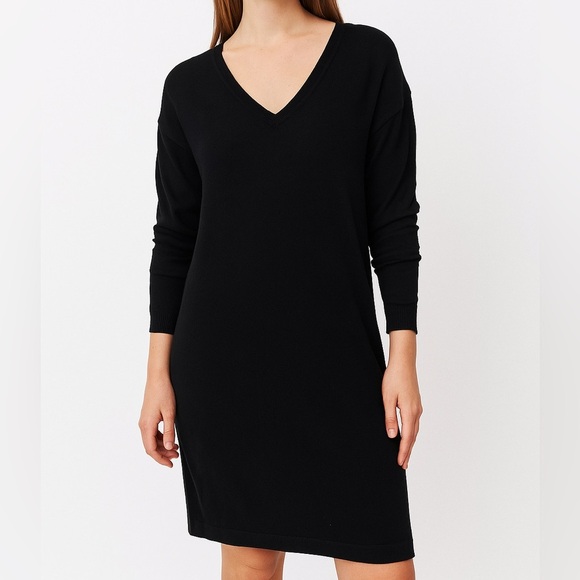Lauren Ralph Lauren 100% Merino Wool Sweater Dress Size Medium - Picture 1 of 4